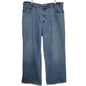 Old Navy Baggy Y2K Denim Jeans 40x28 Streetwear Skater Wide Leg Loose Vintage
